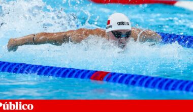 Diogo Ribeiro ficou perto das medalhas nos 50 metros mariposa | Natação