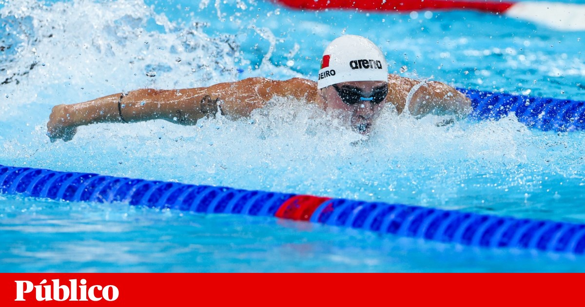 Diogo Ribeiro ficou perto das medalhas nos 50 metros mariposa | Natação