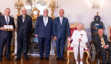 Condecorações no Palácio de Belém