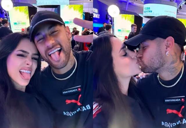 SBT TV | Neymar e Bruna Biancardi têm noite a sós após nascimento da filha Mel
