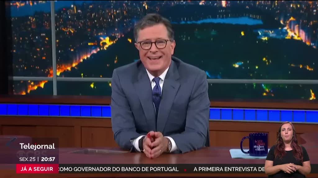 "The Late Show" cancelado. Apresentador Stephen Colbert critica Trump - RTP