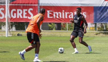Grande novidade no treino do Benfica
