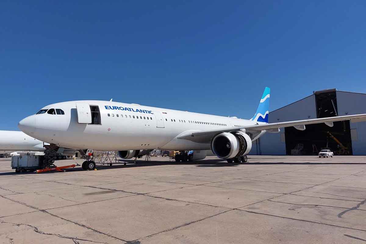 Portuguesa euroAtlantic expande frota com adição do primeiro jato Airbus de sua história