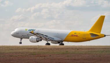Sem voar há dois meses, Airbus A321 cargueiro da Levu tem certificado suspenso pela ANAC
