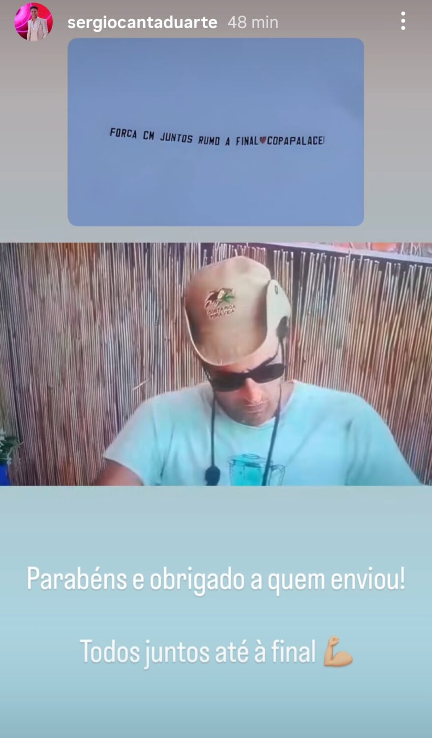 “Rumo à final”. Catarina Miranda fica em êxtase após receber avião de apoio