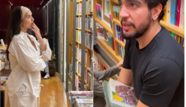 Rafa Kalimann e Nattanzinho gastam R$ 10 mil em livros 'decorativos' para nova casa: 'Quem vê pensa'