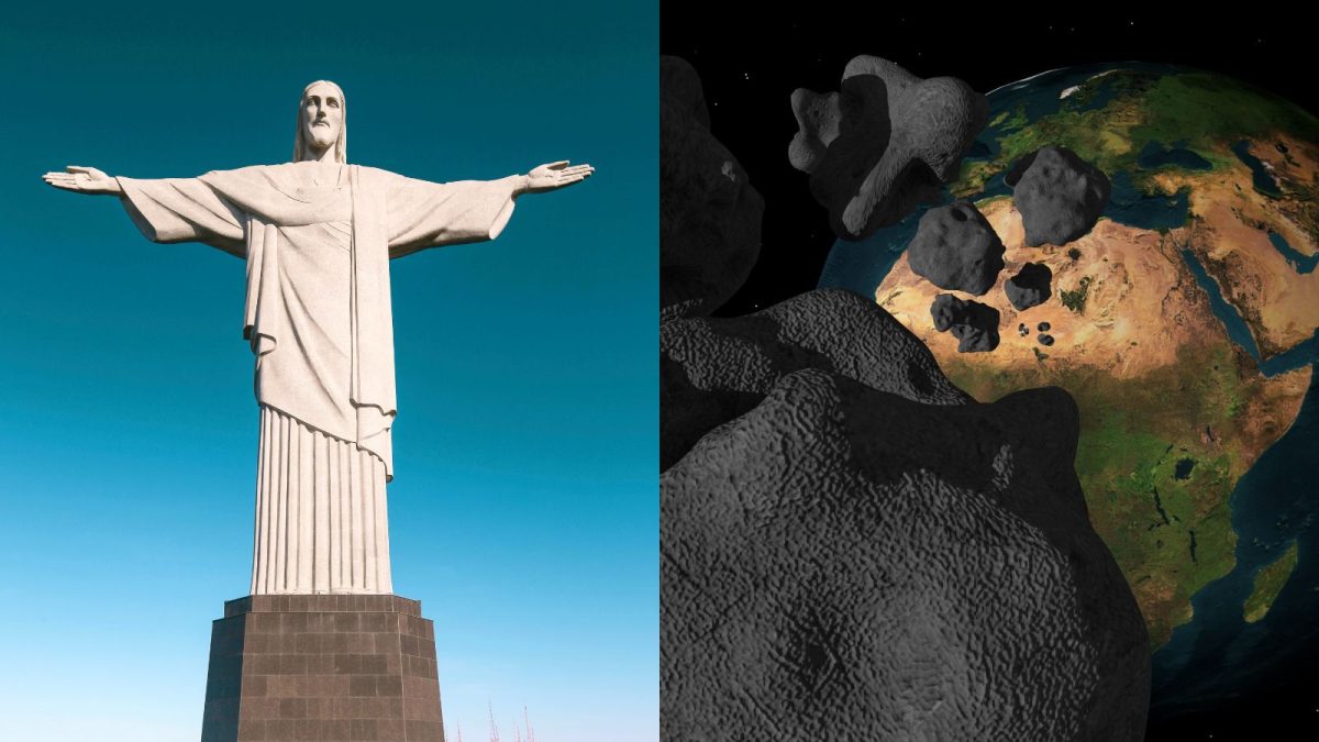 Asteroide maior que o Cristo Redentor chegará perto da Terra nas próximas horas