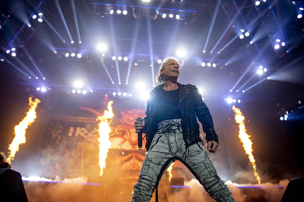 Bruce Dickinson, atual vocalista do Iron Maiden — Foto: divulgação