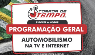 PROGRAMAÇÃO DA TV E INTERNET – Corridas transmitidas no final de semana de 25 a 27/07/2025