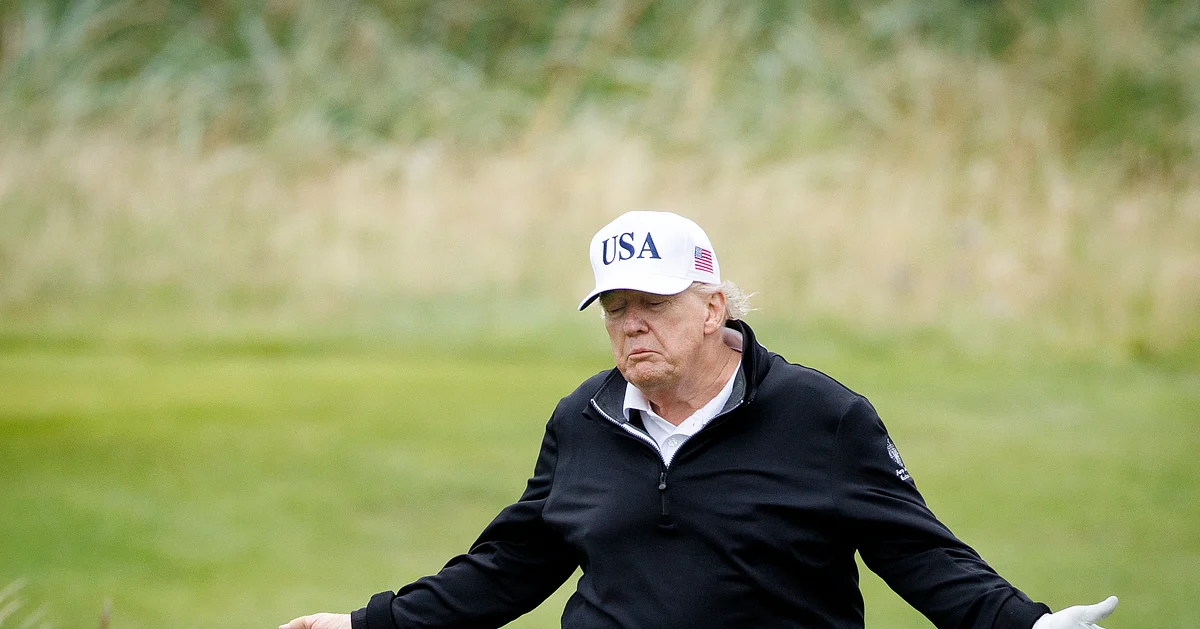 Vão ser 15%: Trump chega a acordo comercial com a União Europeia após partida de golfe - Diário de Notícias
