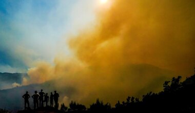1100 Operacionais Combatem Fogos em Arouca e Ponte da Barca