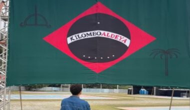 Artista é censurado no RJ por obra que propõe releitura da bandeira do Brasil