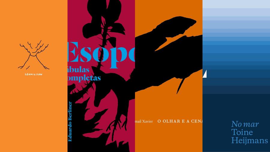 Detalhes das capas de algumas reedições da Cosac | © Cosac