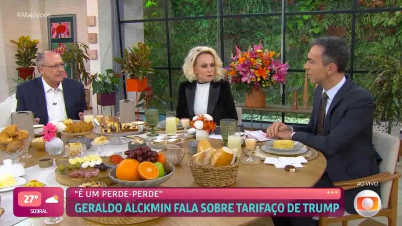 Ana Maria Braga rebate César Tralli em pergunta sobre Lula: \