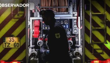 oito feridos devido a fogo em prédio – Observador