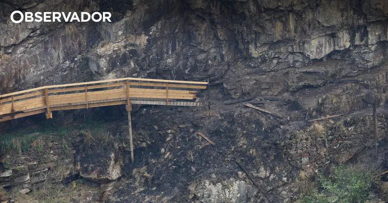 Passadiços do Paiva destruídos pelo incêndio em Arouca – Observador