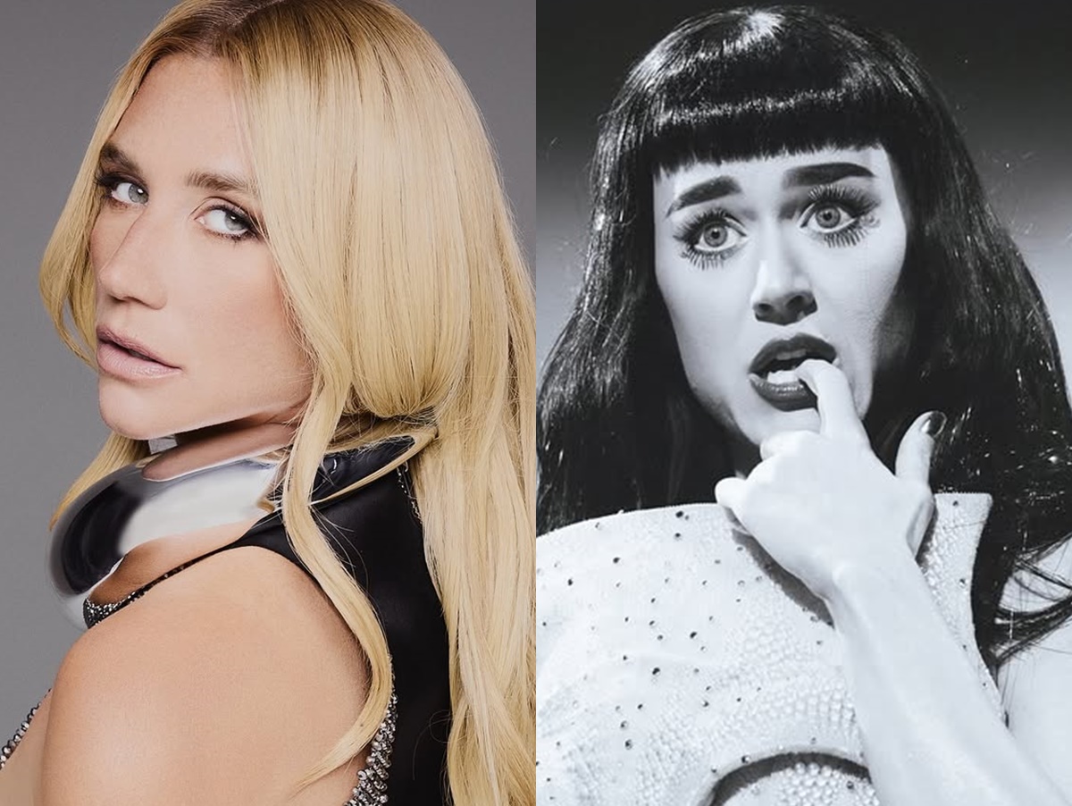 Shade? Kesha tem reação inusitada ao ver banner do show de Katy Perry; entenda