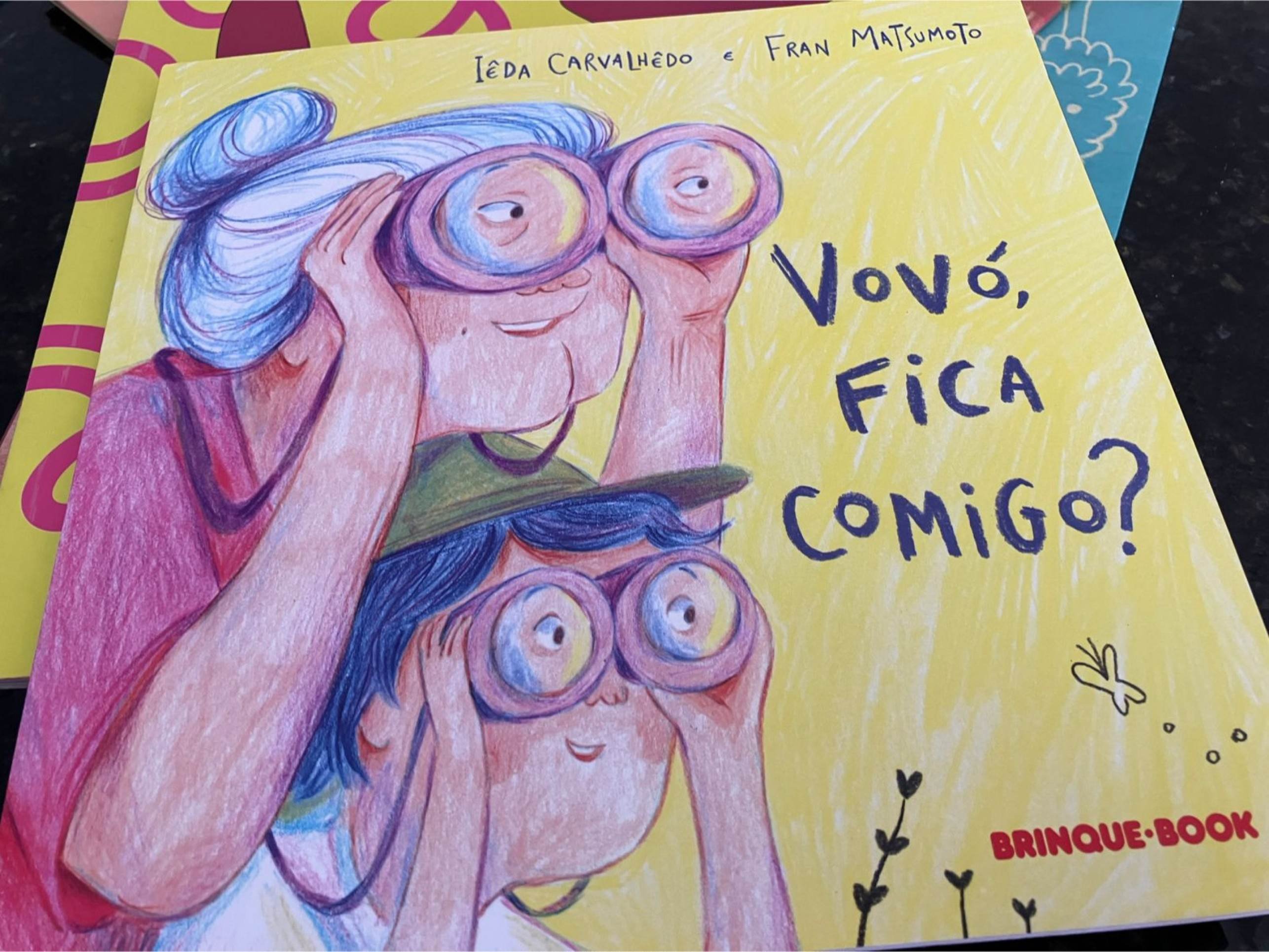 Livro vovó fica comigo