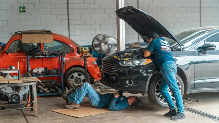 Oficina, reparação de veículos