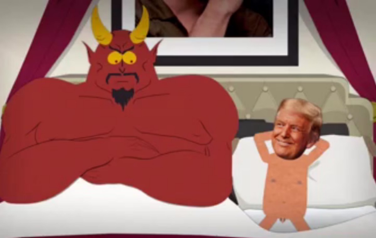 Casa Branca detona 'South Park' por sátira de Trump na cama com Satanás: 'Segunda categoria'