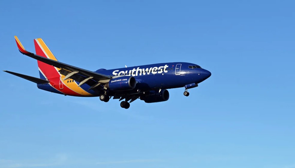 Avião da Southwest Airlines — Foto: AFP