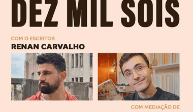 Renan Carvalho e Tiago Valente participam de bate-papo na Livraria da Alma