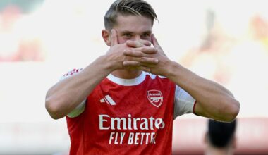 VÍDEO: o primeiro golo de Gyokeres pelo Arsenal (e foi de cabeça!)