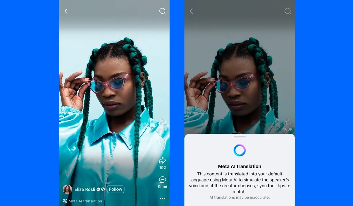 Meta lança IA que dubla vídeos do Instagram com voz realista e lip sync