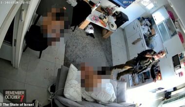 Israel lança imagens angustiantes de terroristas do Hamas assassinando o pai em frente a seus dois filhos em 7 de outubro - no mesmo dia IDF começa a ofensiva de Gaza