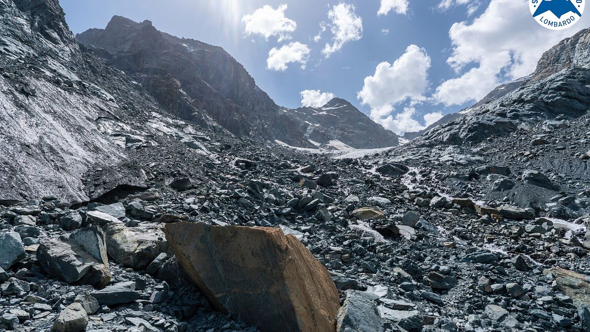 Glaciar italiano Ventina derreteu e os geólogos já só o podem monitorizar à distância