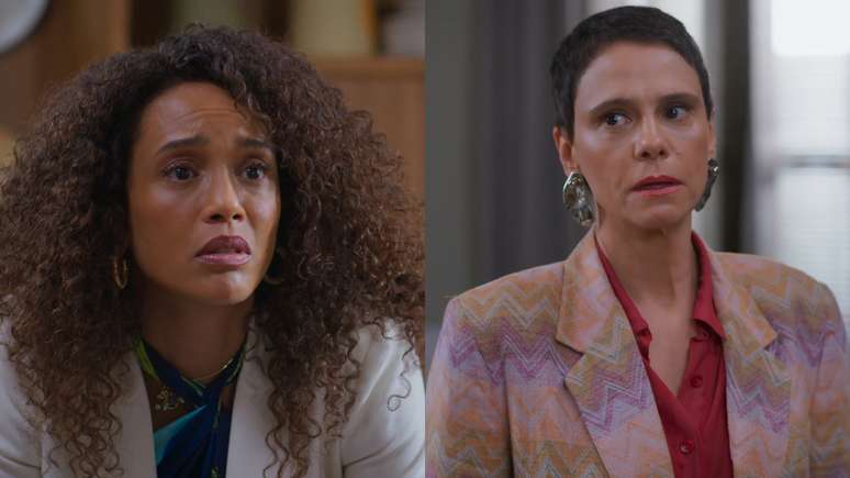 Raquel (Taís Araujo) e Celina (Malu Galli) de Vale Tudo (Reprodução/TV Globo)