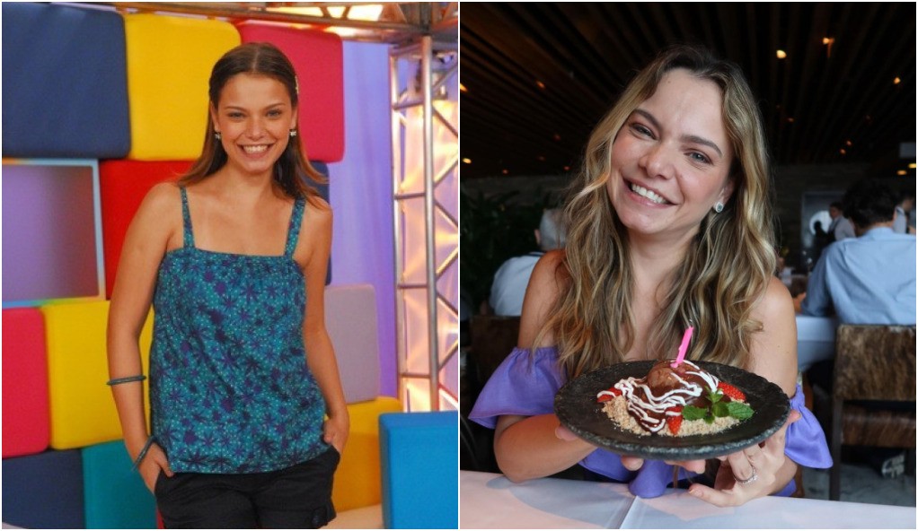 Milena Toscano apresentou o programa infantil em 2009. Ela escreveu um livro de receitas saudáveis e produz conteúdos nas redes sociais  — Foto: TV Globo / João Miguel Júnior e Reprodução/Instagram