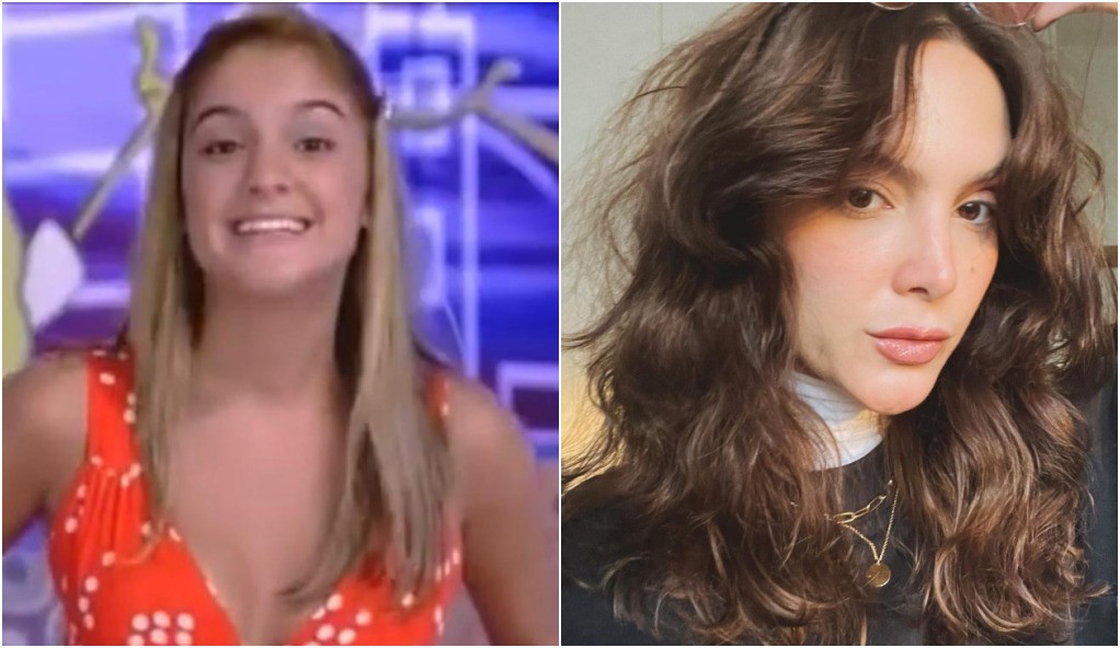 Yana Sardenberg esteve no programa entre 2009 e 2010. Ela continua trabalhando como atriz  — Foto: Reprodução/TV Globo e Instagram