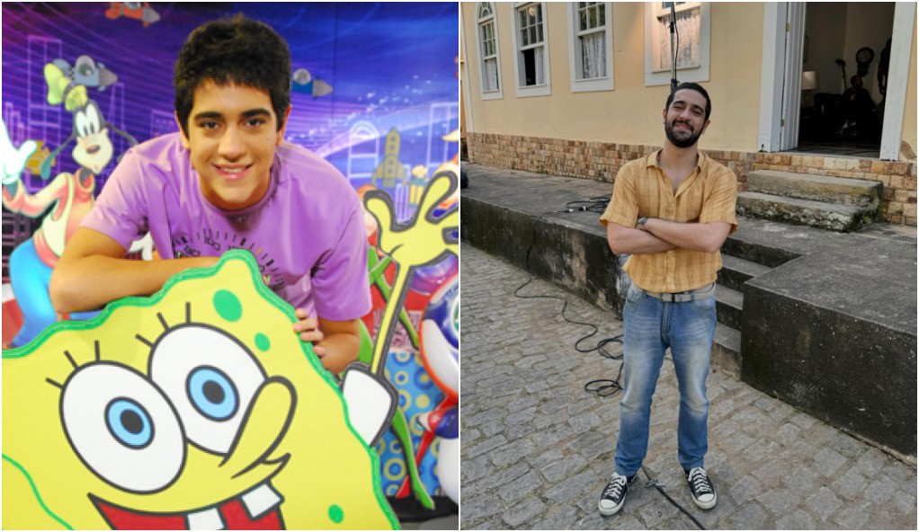 Miguel Rômulo trabalhou no programa infantil em 2010. Ele segue na carreira de ator e está, atualmente, em "Êta mundo melhor!"  — Foto: TV Globo e Reprodução/Instagram