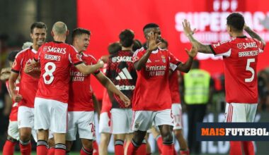 Benfica: os 22 inscritos para defrontar o Nice na Champions