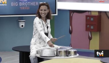 Enquanto Bruno de Carvalho dorme na sala... Catarina Miranda bate com as panelas - Big Brother