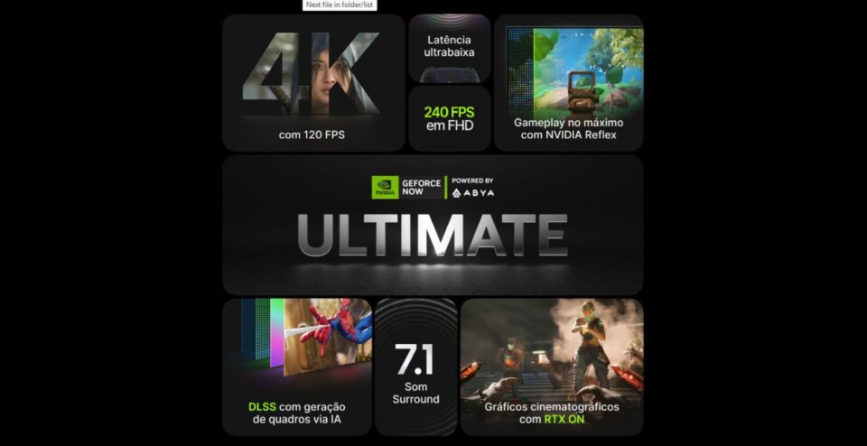 Novo plano Ultimate com resolução 4K e até 240 FPS chega à NVIDIA GeForce NOW Powered by ABYA