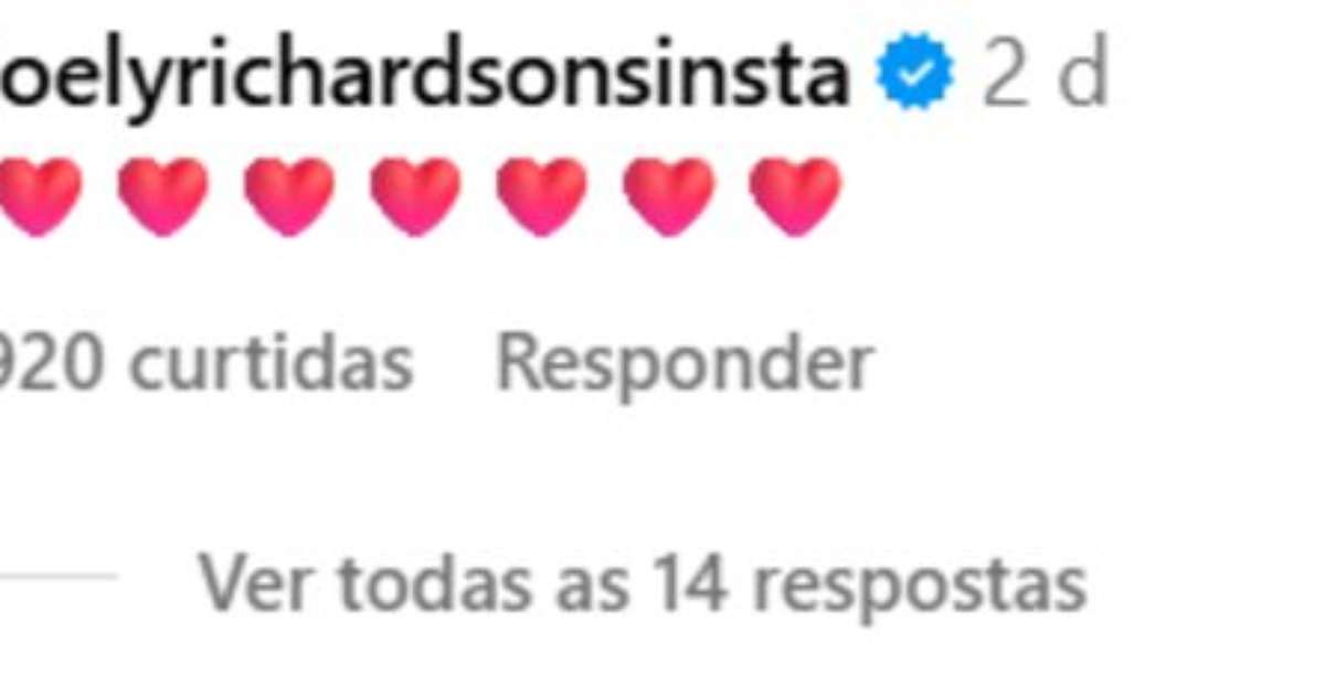 Irmã de ex-mulher do ator comenta em fotos após rumores de romance