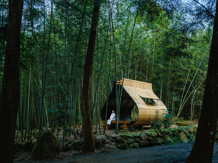 Plano Cabana de Bambu: Bolinho de Arroz / Cheng Tsung FENG Design Studio - Fotografia de Exterior, Madeira, Floresta