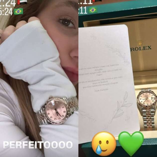 Virginia Fonseca ganha relógio de R$ 184 mil com recado misterioso - Zoeira