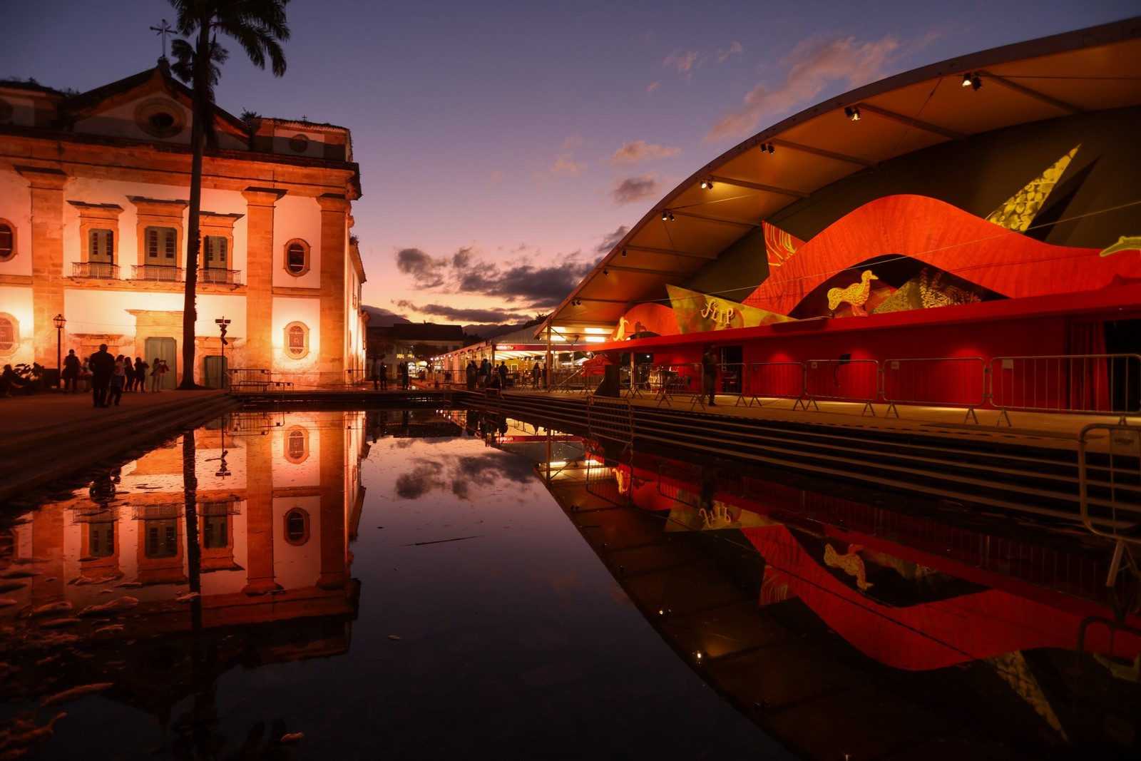 Tudo pronto em Paraty para o início da Flip 2025 — Foto: Márcia Foletto