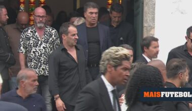 Figo, Ricardo Carvalho, Nuno Gomes e muitos mais no funeral de Jorge Costa - Maisfutebol