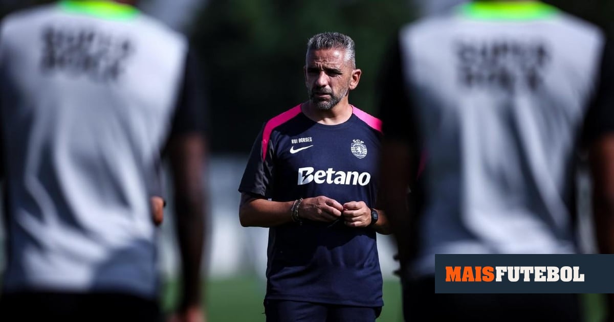 Sporting: Rui Borges com duas baixas para a jornada inaugural da Liga
