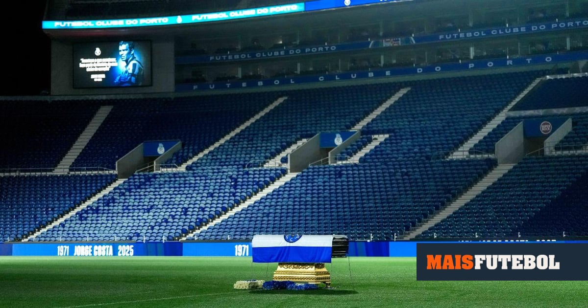 VÍDEO: bandeira que acompanhou caixão de Jorge Costa é eternizada no Dragão