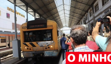 Comboio Porto-Vigo com transbordo em Viana