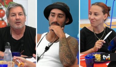 Bruno de Carvalho, Catarina Miranda e Afonso pegam-se ao almoço. Revelações do passado geram o caos - Big Brother