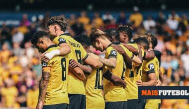 VÍDEO: José Sá emocionado na homenagem dos Wolves a Jota e André Silva