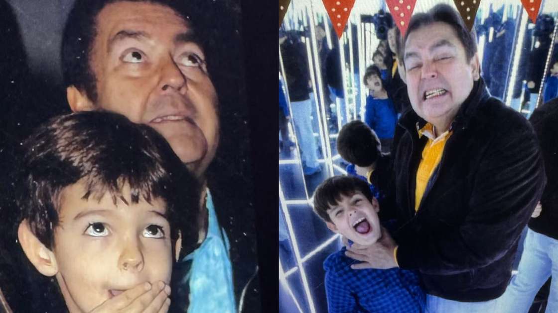 Filho mais novo de Faustão, Rodrigo Silva homenageia o apresentador no Dia dos Pais