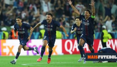Supertaça Europeia: PSG-Tottenham, 2-2, 4-3 após g.p. (crónica)