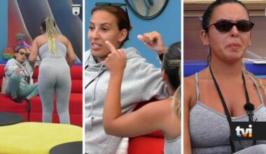 A ex vai contra a 'atual'. Jéssica perde a paciência com Miranda: «Achas que és namorada, mas não és. Eu fui. Cheiro a desespero» - Big Brother